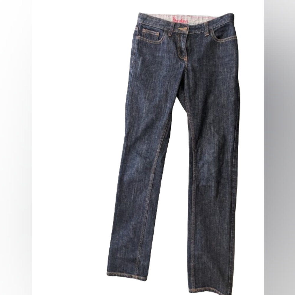 Boden Straight Leg Jeans Dark Wash View 5